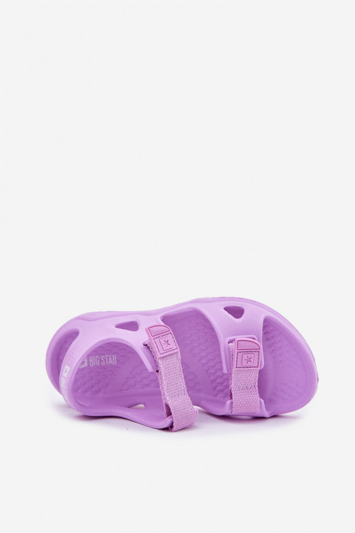 Foam Children's Sandals Big Star RR374516 Purple