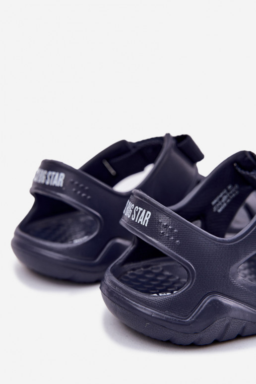 Foam Children Sandals Big Star RR374512 Navy Blue