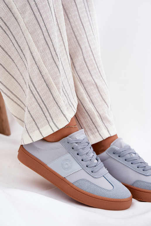 Sneakersy Damskie Big Star RR274805 Niebieskie