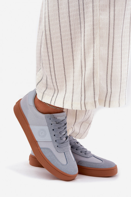 Sneakersy Damskie Big Star RR274805 Niebieskie