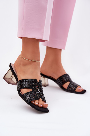Women's Heeled Sandals Vinceza 62230 Black 2