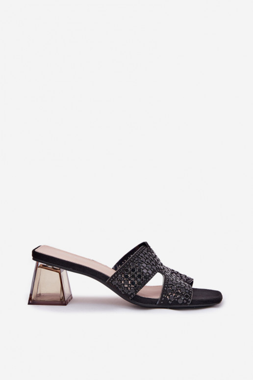 Women's Heeled Sandals Vinceza 62230 Black