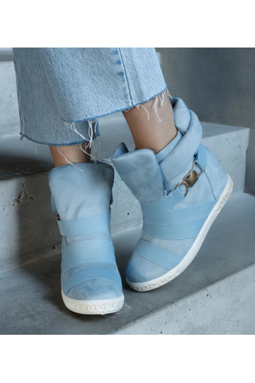 Niebieskie sneakersy na... 2