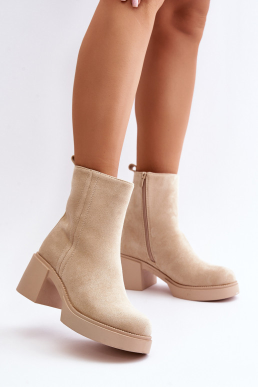 Made of eco-suede Women's Warm boots...
