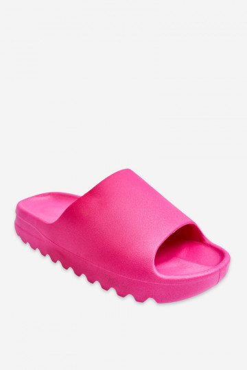 Fashionable Platform Slippers Fuchsia Estella 2