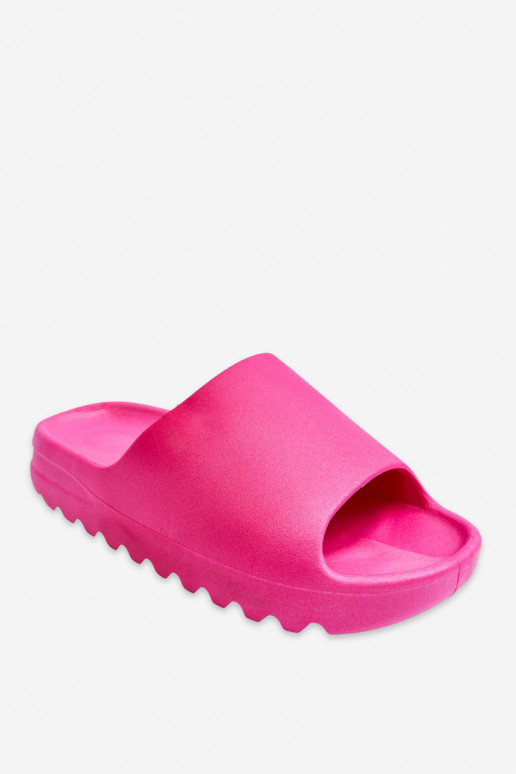 Fashionable Platform Slippers Fuchsia Estella Fashionable Platform Slippers Fuchsia Estella