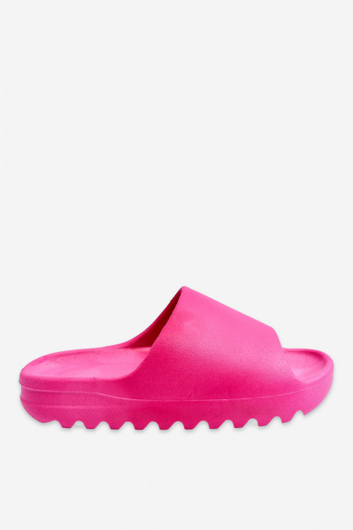 Fashionable Platform Slippers Fuchsia Estella Fashionable Platform Slippers Fuchsia Estella