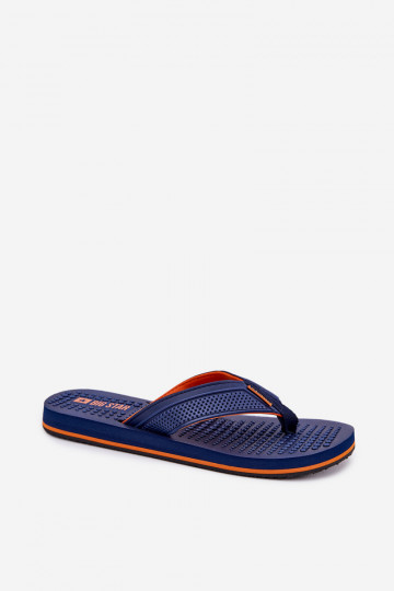 Men's Flip Flops Big Star RR174437 Navy Blue