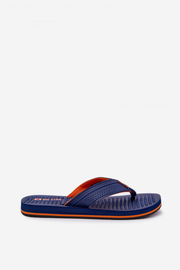 Men's Flip Flops Big Star RR174437 Navy Blue 2