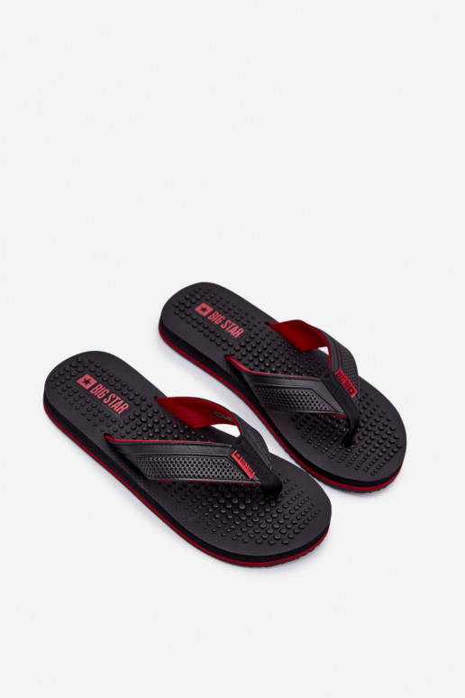 Men's Flip Flops Big Star RR174441 Black
