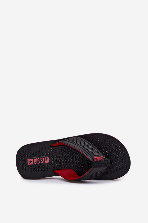 Men's Flip Flops Big Star RR174441 Black