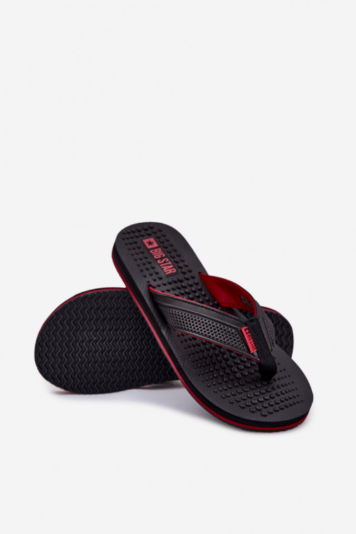 Men's Flip Flops Big Star RR174441 Black