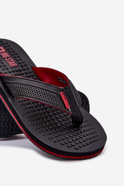Men's Flip Flops Big Star RR174441 Black