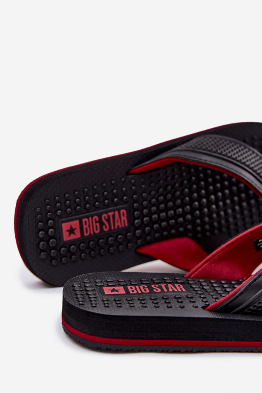 Men's Flip Flops Big Star RR174441 Black