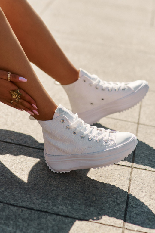 High Women's Sneakers Lee Cooper LCW-25-31-3461L White