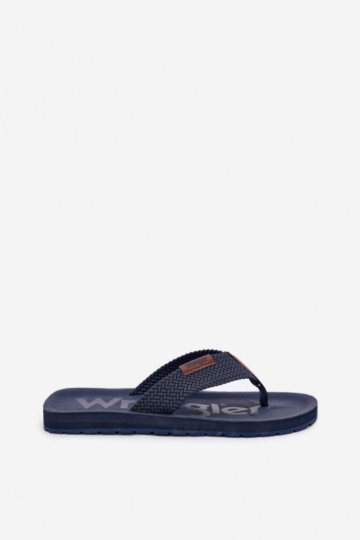 Men's flip-flops WRANGLER ZANE FLIPFLOP MEN LOW 20251044.24H navy