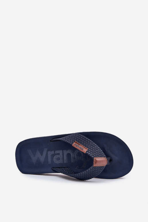 Men's flip-flops WRANGLER ZANE FLIPFLOP MEN LOW 20251044.24H navy