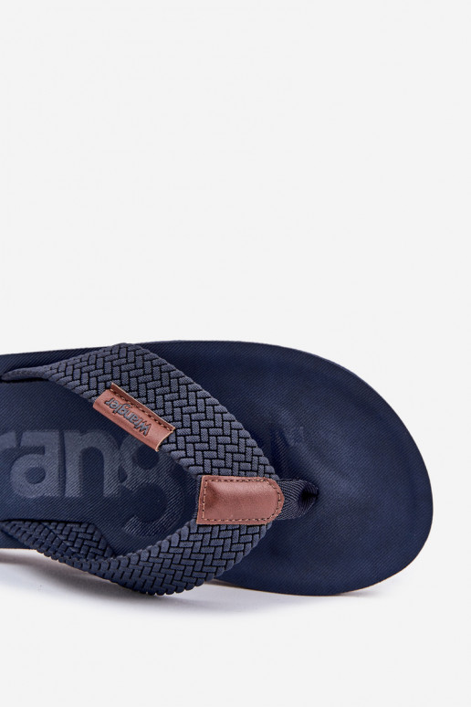 Men's flip-flops WRANGLER ZANE FLIPFLOP MEN LOW 20251044.24H navy