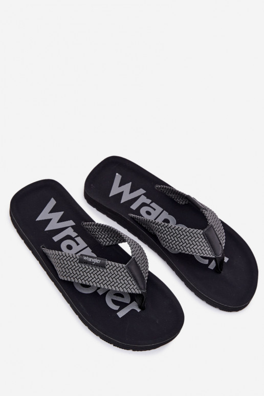 Men's Flip Flops WRANGLER ZANE FLIPFLOP MEN LOW 20251044.20251044.10E Grey