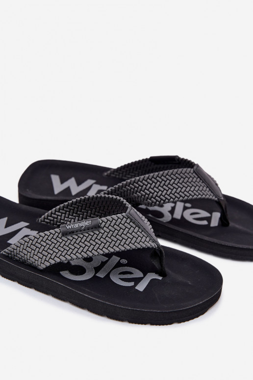 Klapki Japonki Męskie WRANGLER ZANE FLIPFLOP MEN LOW 20251044.20251044.10E Szare