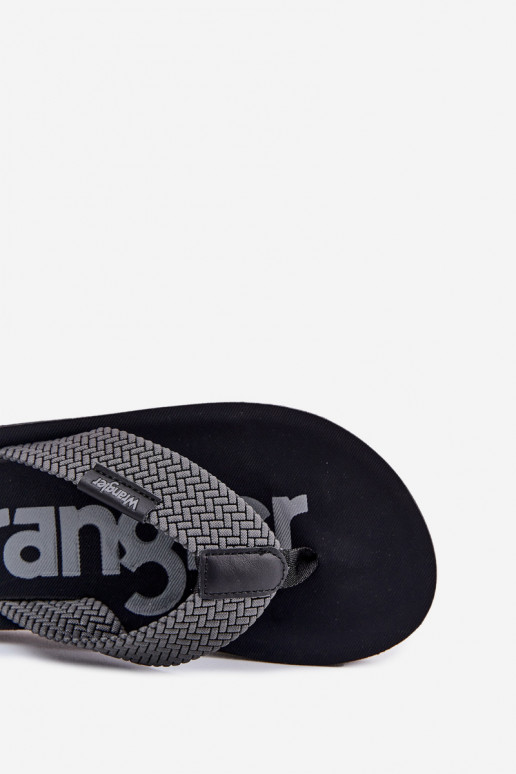 Klapki Japonki Męskie WRANGLER ZANE FLIPFLOP MEN LOW 20251044.20251044.10E Szare