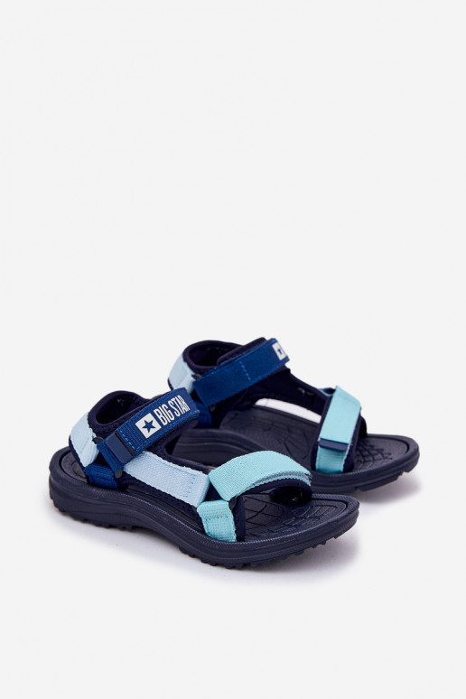 Children's Velcro Sandals Big Star RR374520 Navy