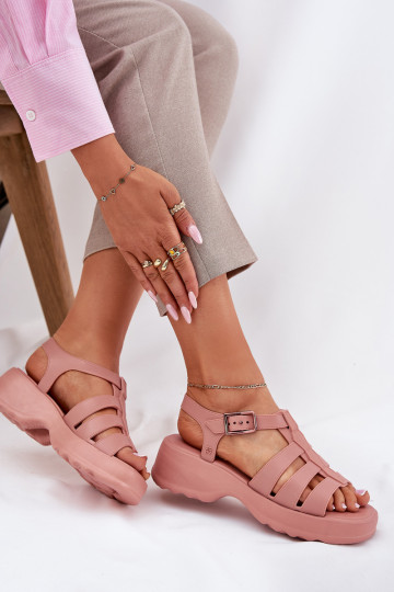 Scented Women's Sandals ZAXY NN285038 Dirty Pink