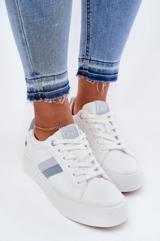 Sneakersy Damskie LEE LAYLA WOMEN LOW 50251003 Białe