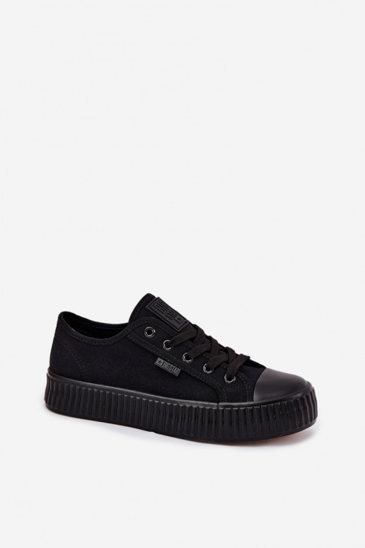 Women Fabric Sneakers On Platform Big Star RR274775 Black