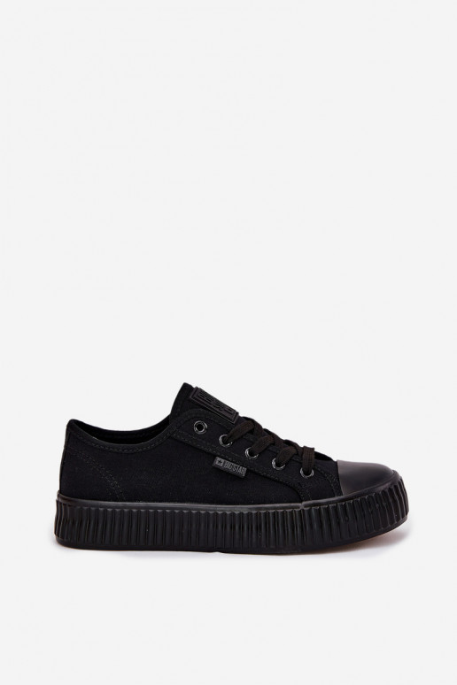 Women Fabric Sneakers On Platform Big Star RR274775 Black