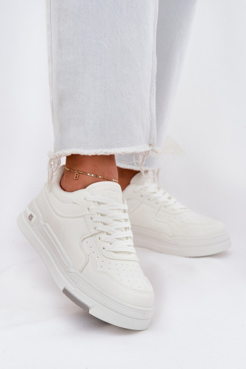 Niskie Sneakersy Damskie Big Star RR274A310 HI-POLY SYSTEM Białe 2