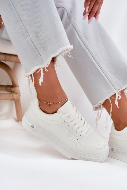 Low Women's Sneakers Big Star RR274A310 HI-POLY SYSTEM White