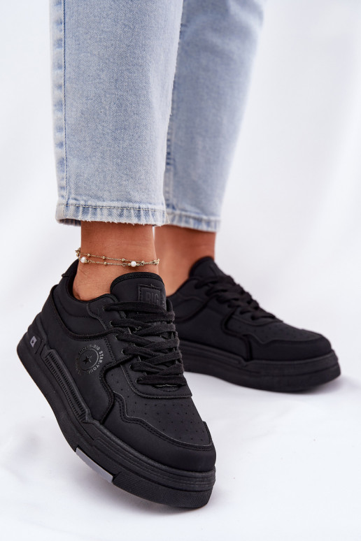 Low Women's Sneakers Big Star RR274A311 HI-POLY SYSTEM Black