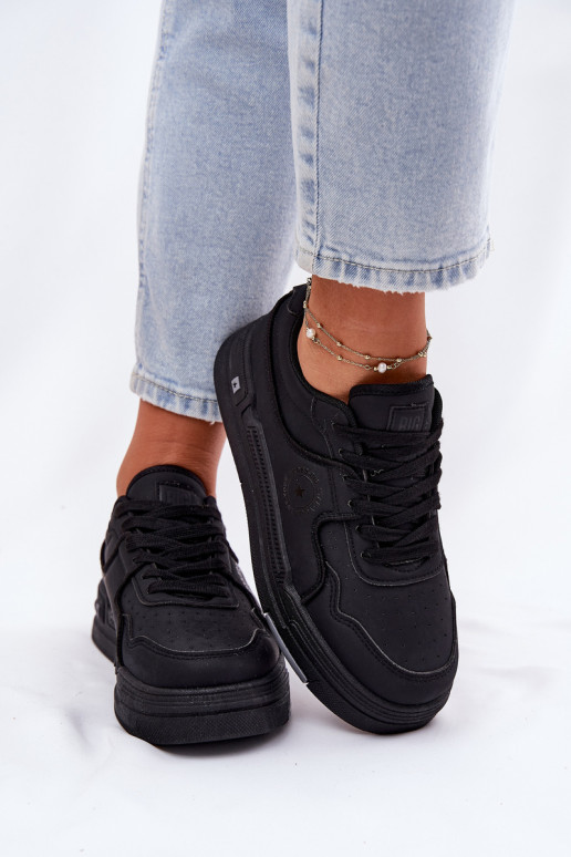 Low Women's Sneakers Big Star RR274A311 HI-POLY SYSTEM Black