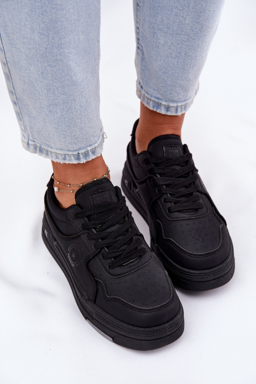 Niskie Sneakersy Damskie Big Star RR274A311 HI-POLY SYSTEM Czarne