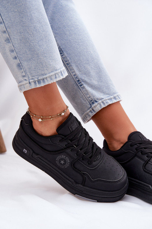Low Women's Sneakers Big Star RR274A311 HI-POLY SYSTEM Black