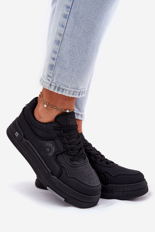 Niskie Sneakersy Damskie Big Star RR274A311 HI-POLY SYSTEM Czarne