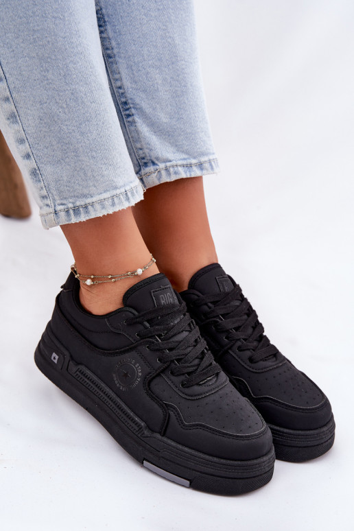 Low Women's Sneakers Big Star RR274A311 HI-POLY SYSTEM Black