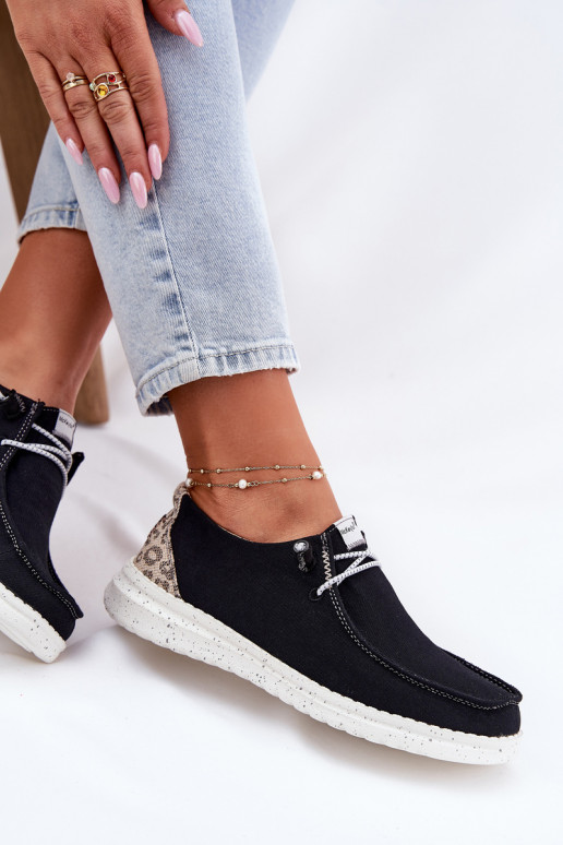 Lightweight Fabric Women's Shoes McKeylor 96116 Black