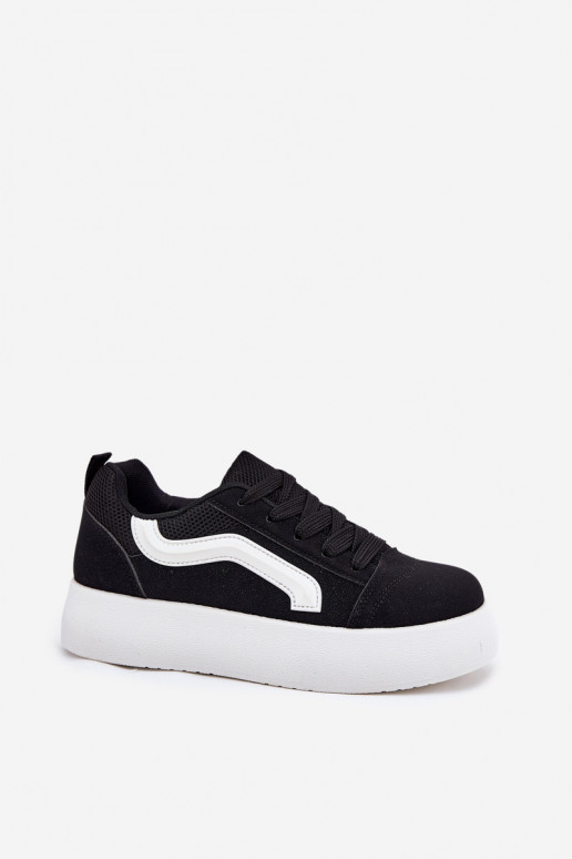 Women's Platform Sneakers Black Tellnira