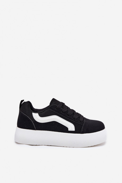 Women's Platform Sneakers Black Tellnira