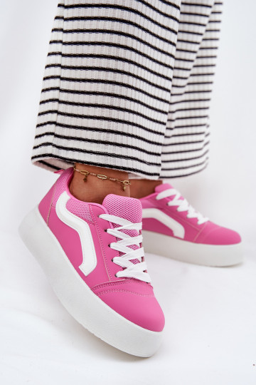 Womens Platform Sneakers Fuchsia Tellnira