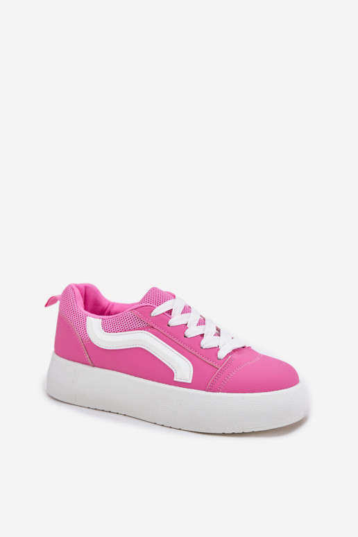 Womens Platform Sneakers Fuchsia Tellnira