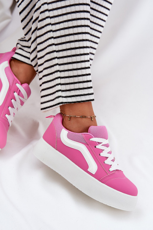 Womens Platform Sneakers Fuchsia Tellnira