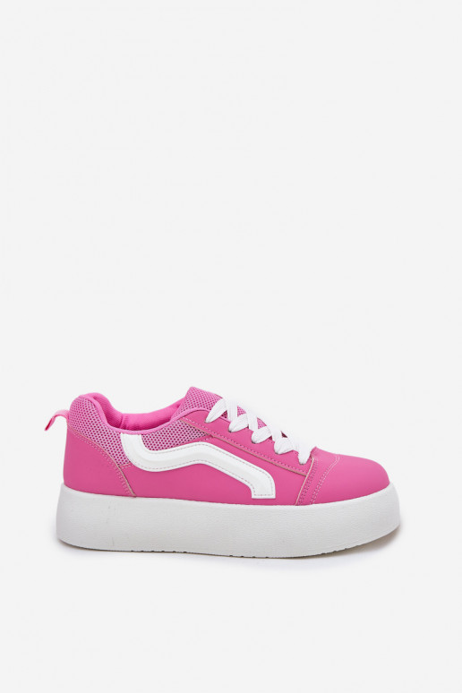 Womens Platform Sneakers Fuchsia Tellnira