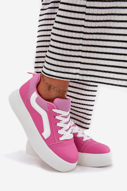 Womens Platform Sneakers Fuchsia Tellnira