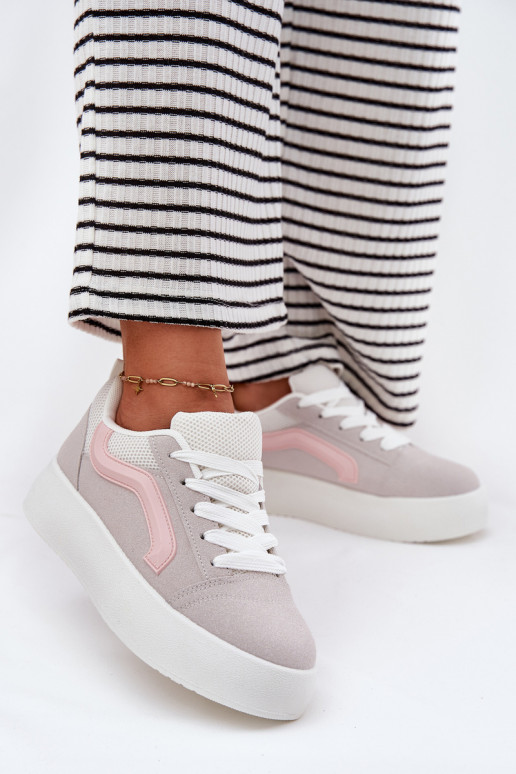 Women's Platform Sneakers Grey Tellnira