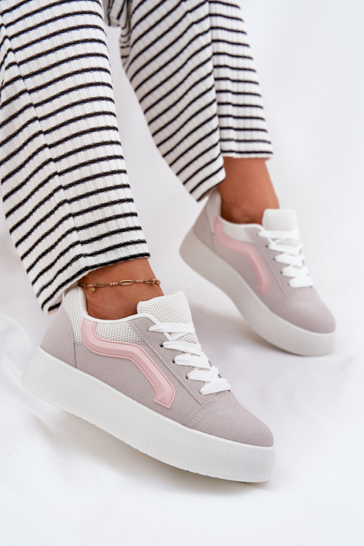 Women's Platform Sneakers Grey Tellnira