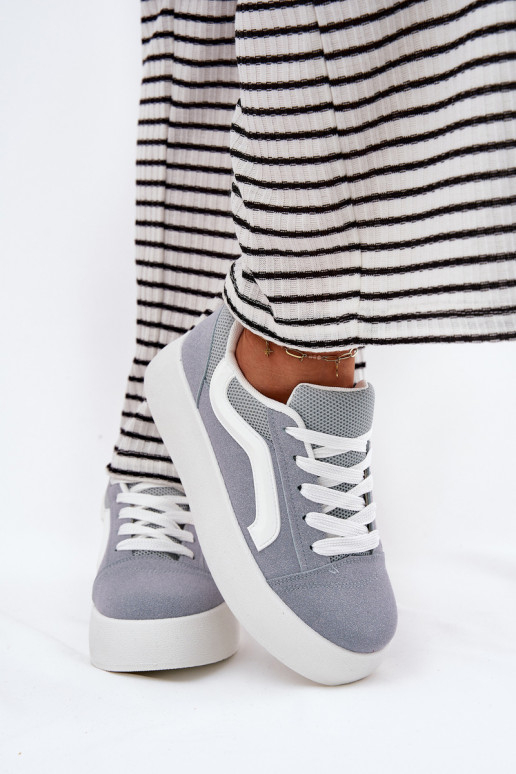 Women's Platform Sneakers Blue Tellnira