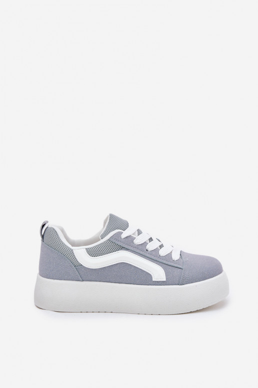 Women's Platform Sneakers Blue Tellnira